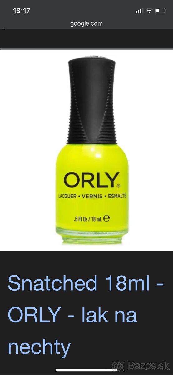 ORLY lak na nechty Snatched 2020346