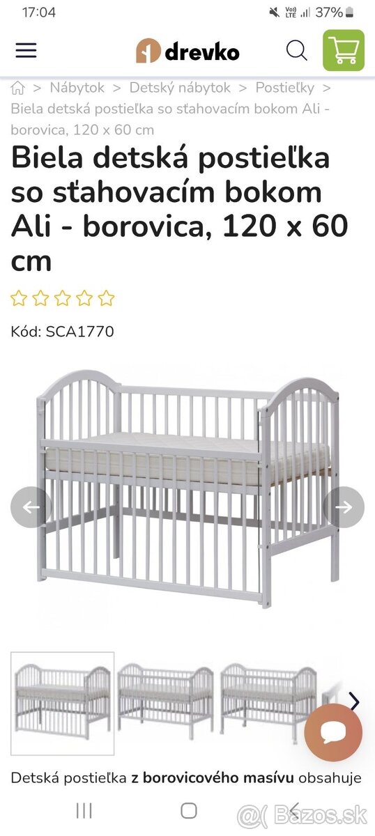 Predam detsku postielku