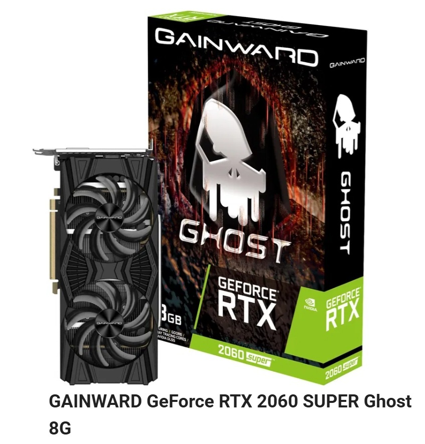 RTX 2060 SUPER Gainward Ghost – perfektný stav