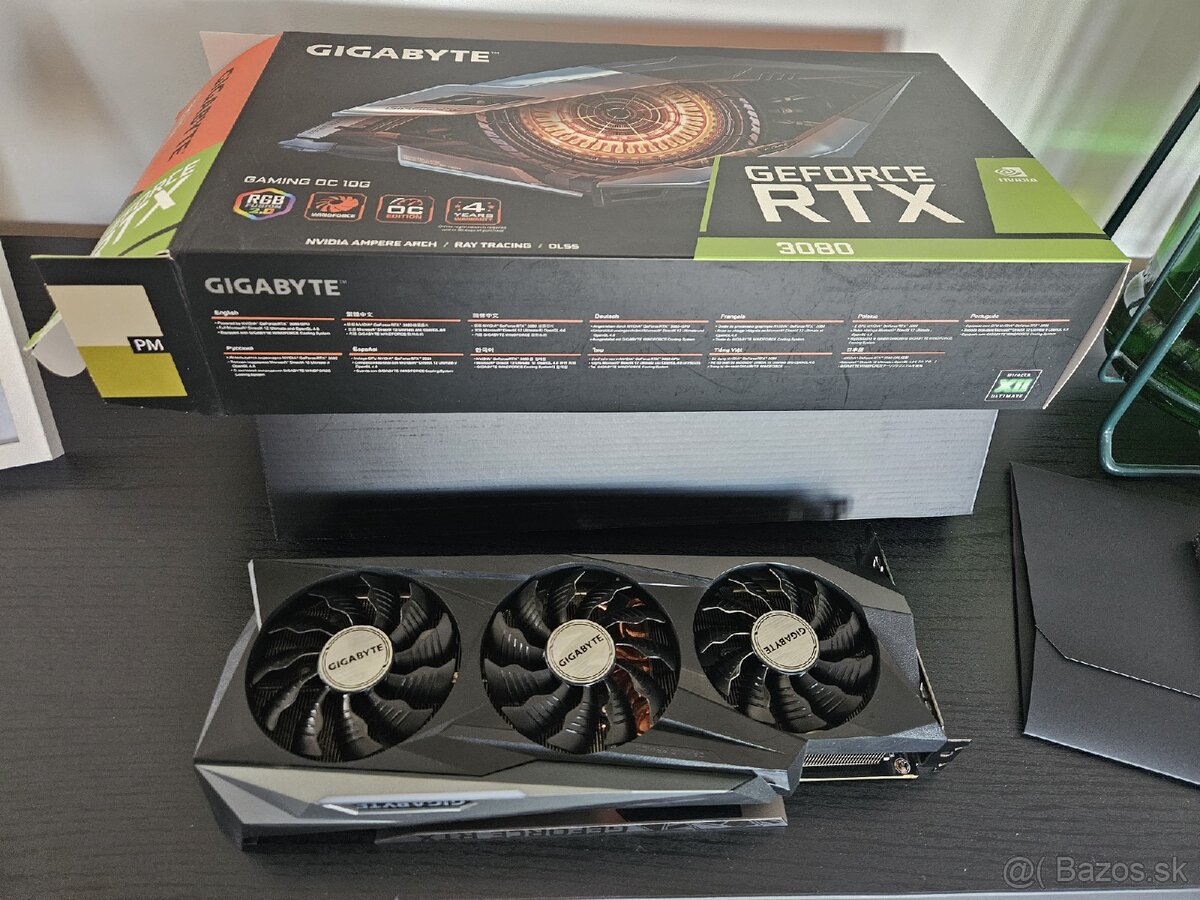 Predám Gigabyte RTX 3080 GAMING OC 10GB