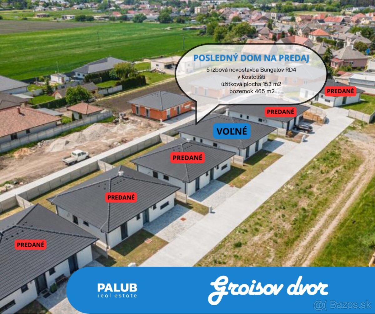 Posledný dom za zníženú cenu 5-i novostavba Kostolište