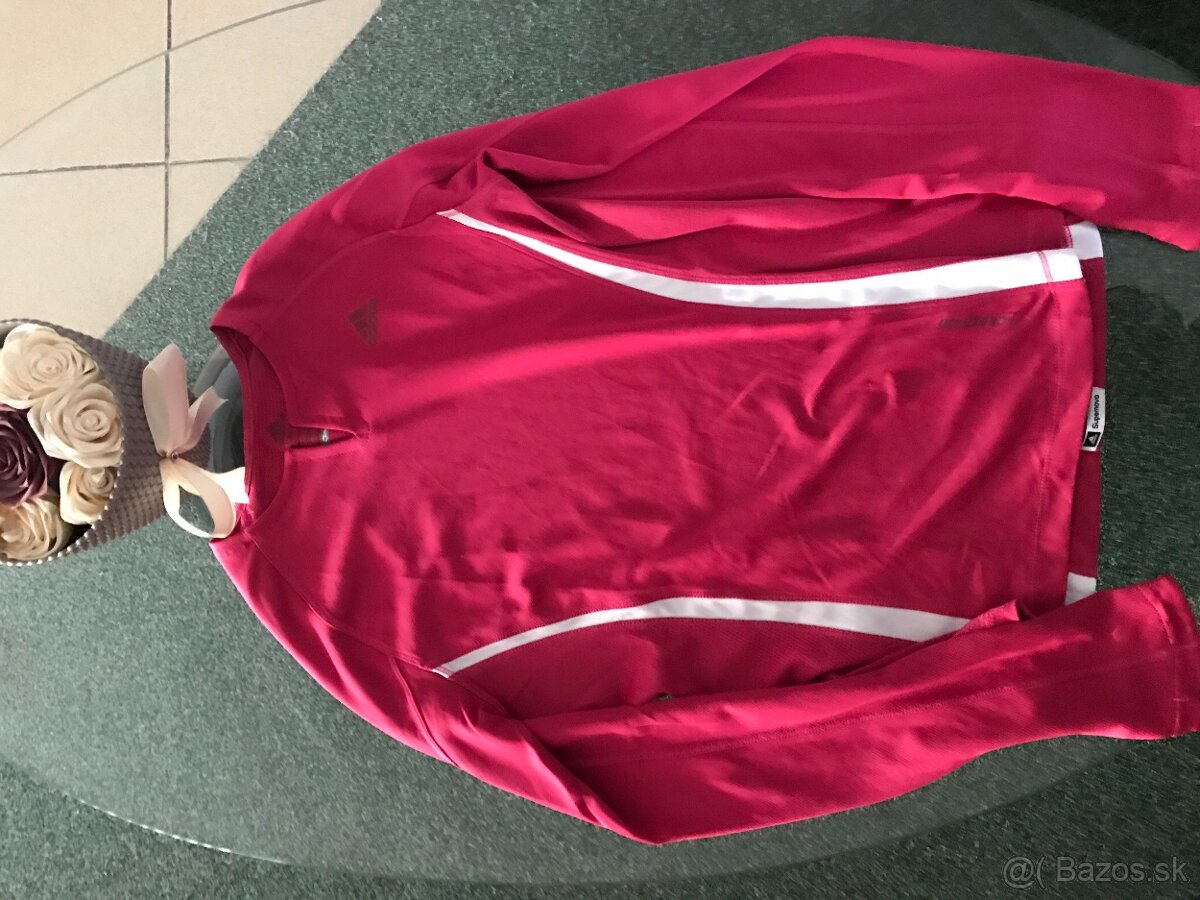 NOVÉ ADIDAS originál fuksia damske funkčné tricko S