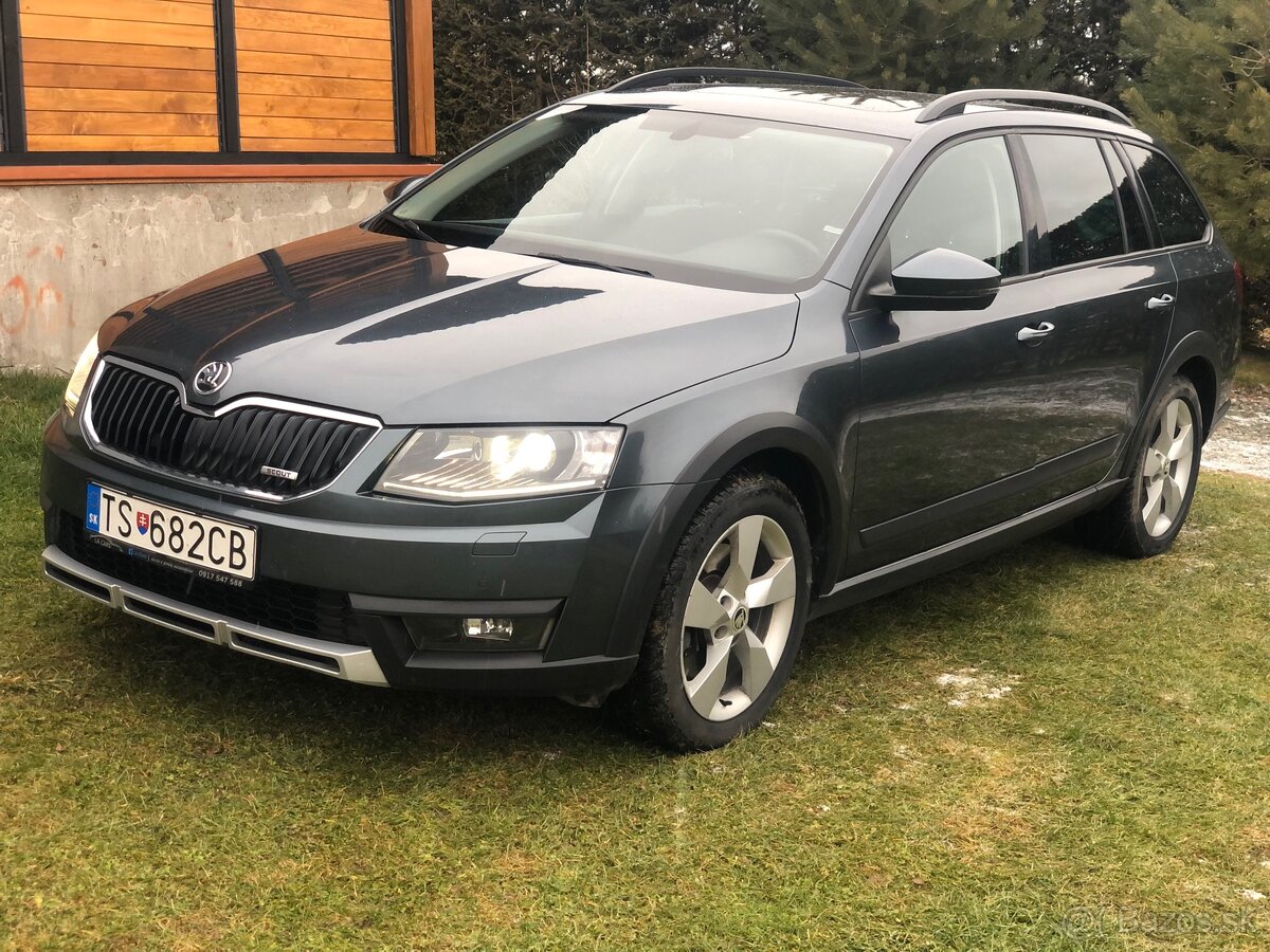 Škoda octavia 3 scout automat webasto panoráma