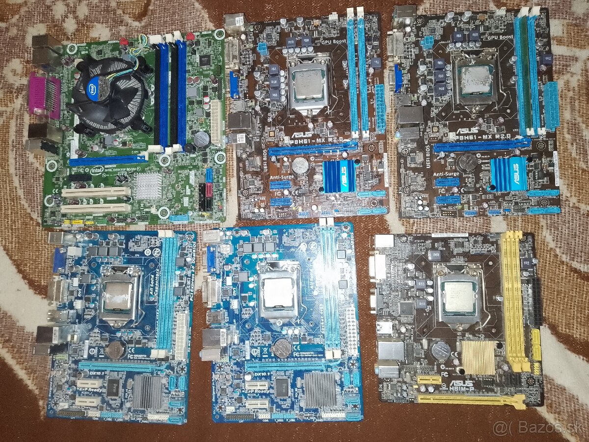Dosky funkčné soc. 1155, 1150, 1156-INTEL