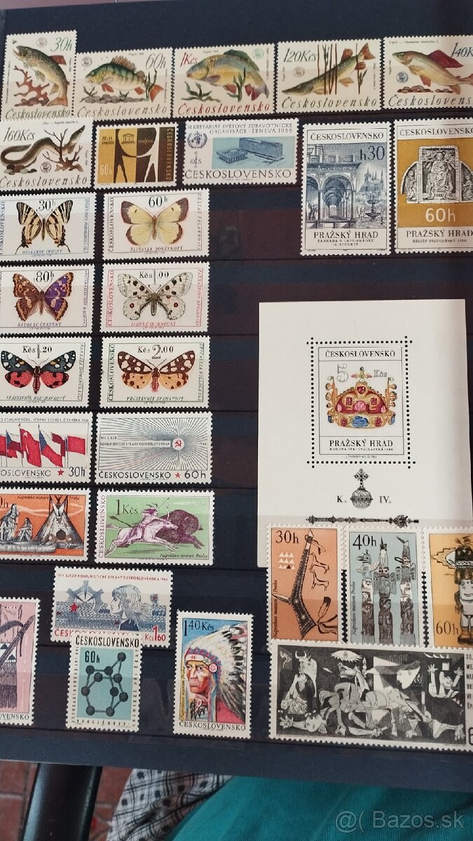 Známky Československo kompletní rok 1966