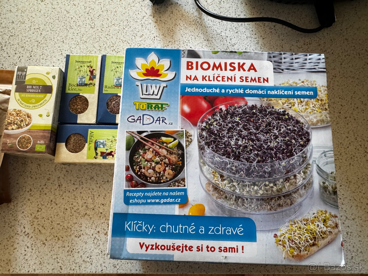 BIO miska - klíčiaca súprava na klíčky