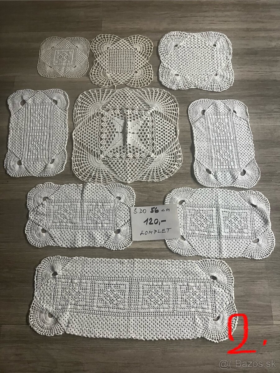 Háčkované dečky-ruční práce