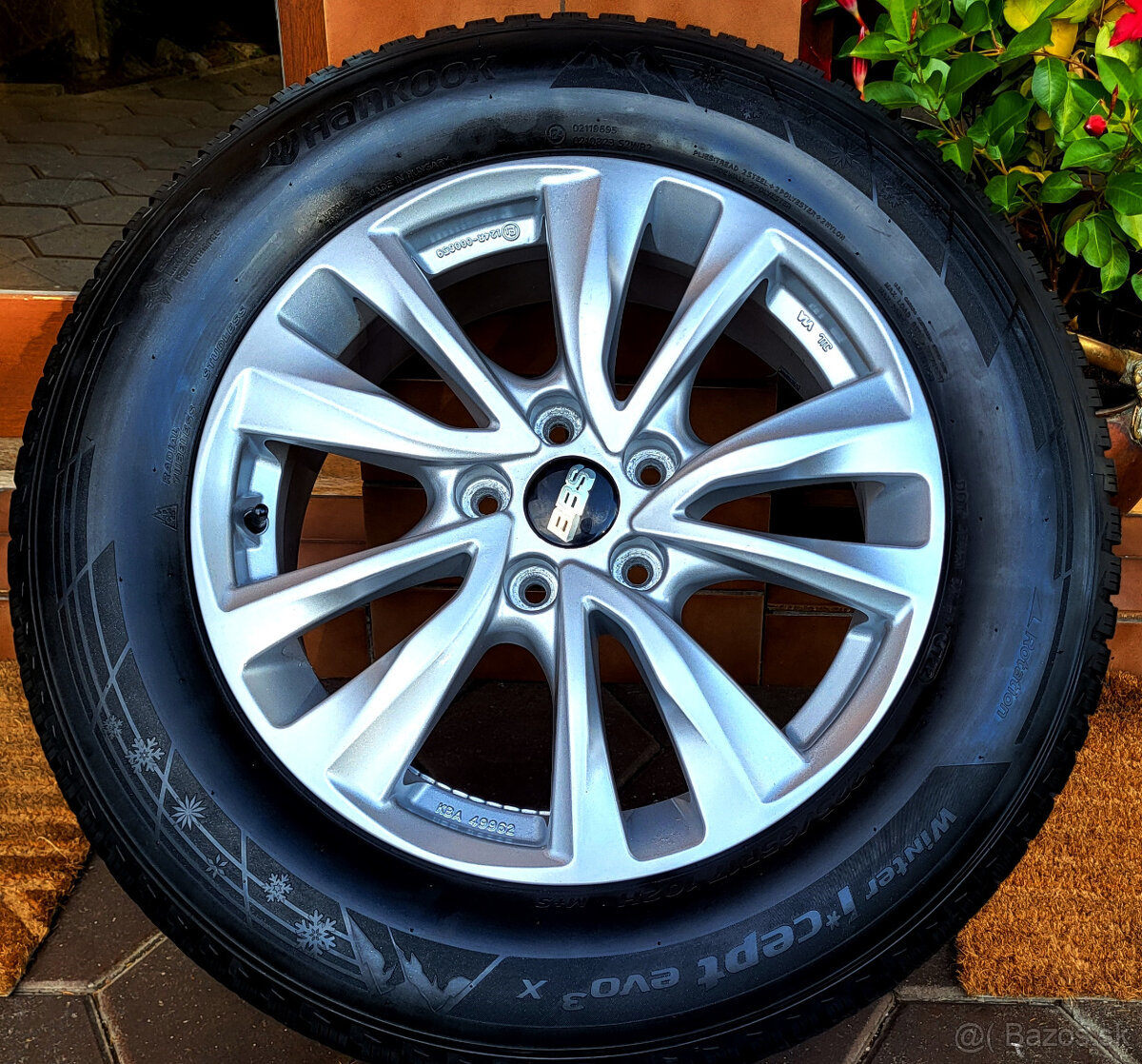 zimné alu R17 5x114,3 pneu 225/65, Honda CR-V