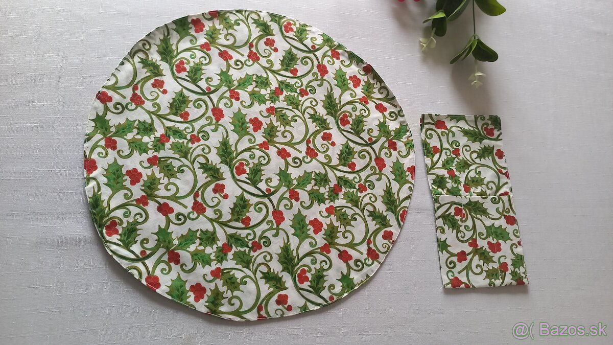 Vianocné prestieranie.