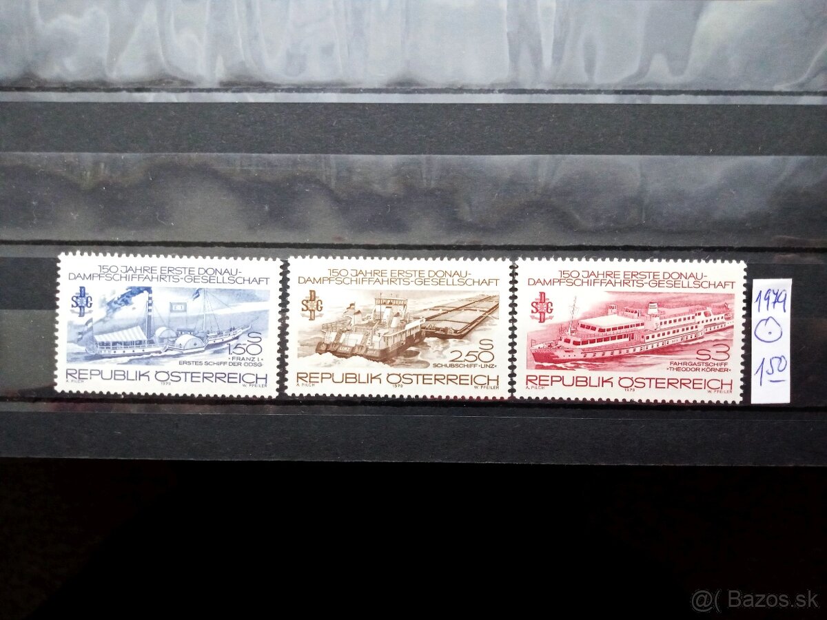 Poštové známky č.421 - Rakúsko - lode
