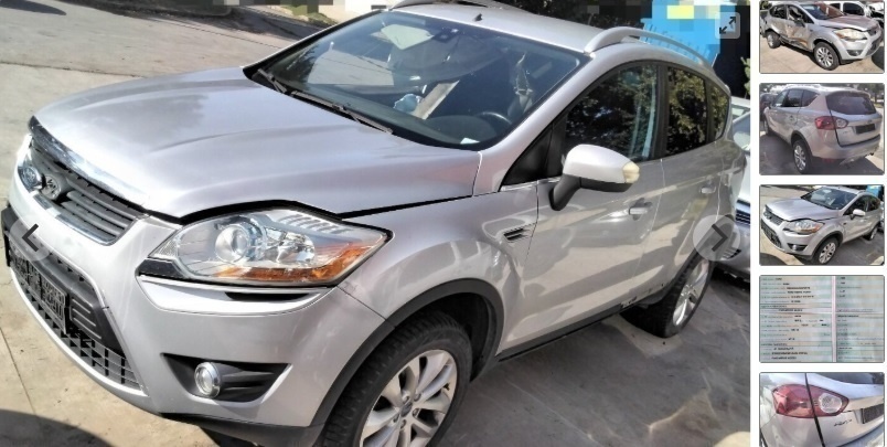 FORD KUGA 2.0 TDCI 2008 4X4 predám MOTOR G6DG, SVETLO, DVERE