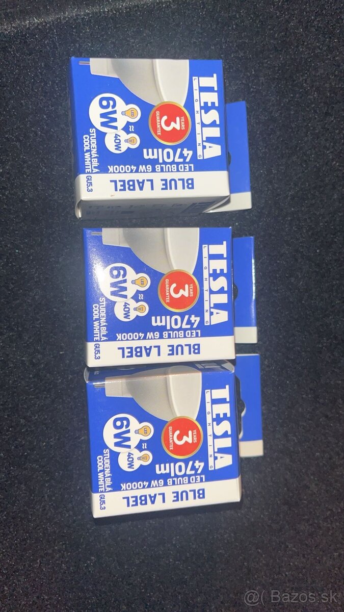 Nové žiarovky tesla