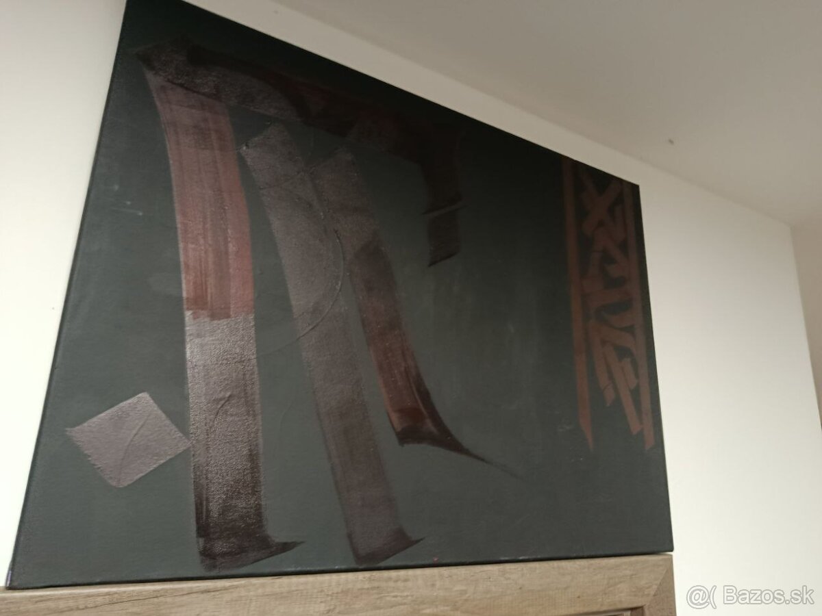 Čierna maľba, kaligrafia