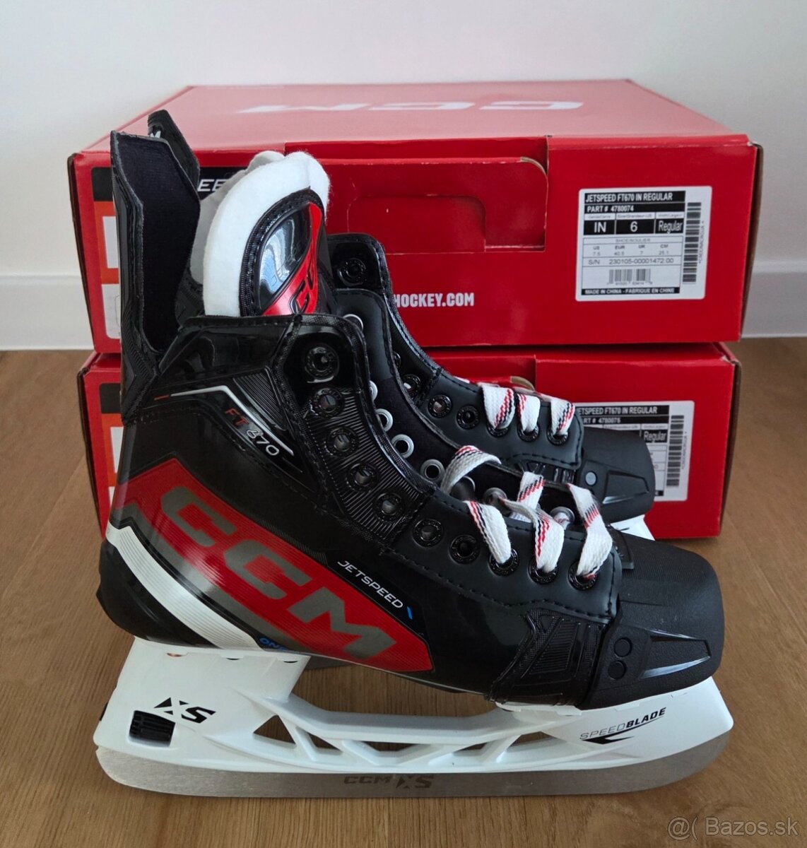 Korčule CCM Jetspeed FT670 Internediate