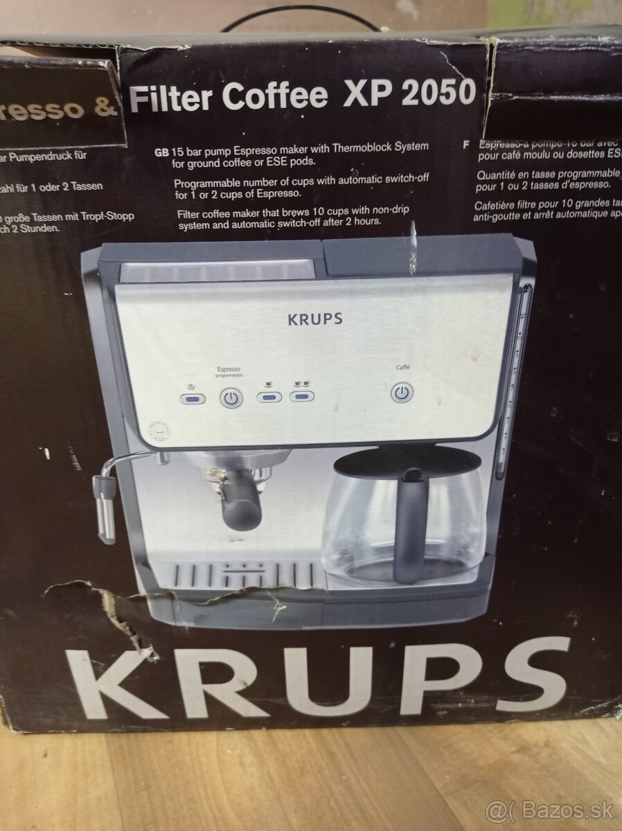 KRUPS XP 2050, Combi Espresso a kavovar