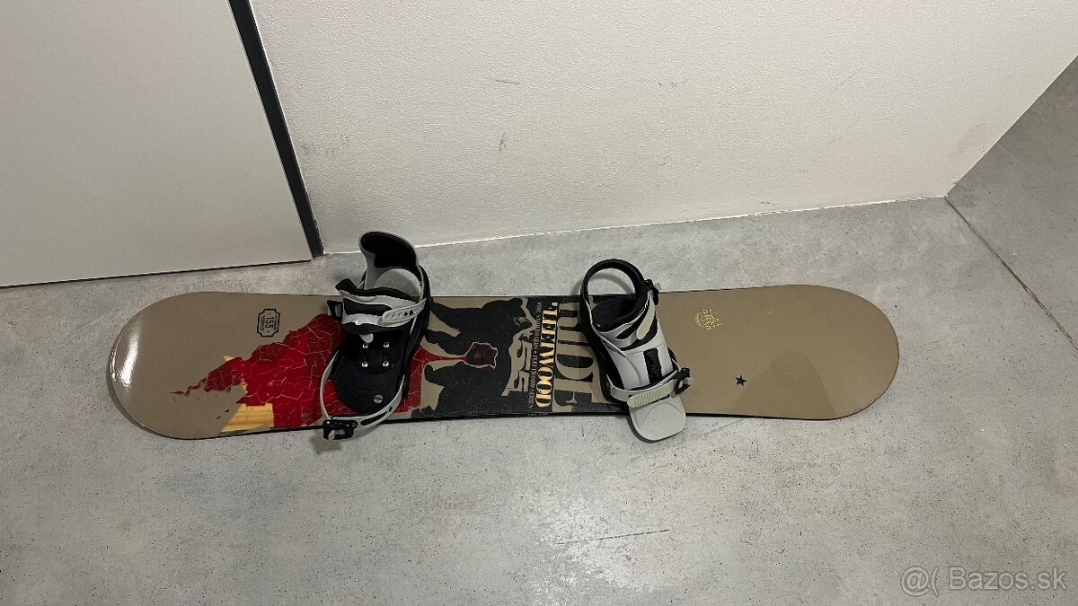 Snowboard Ride 155cm + viazanie