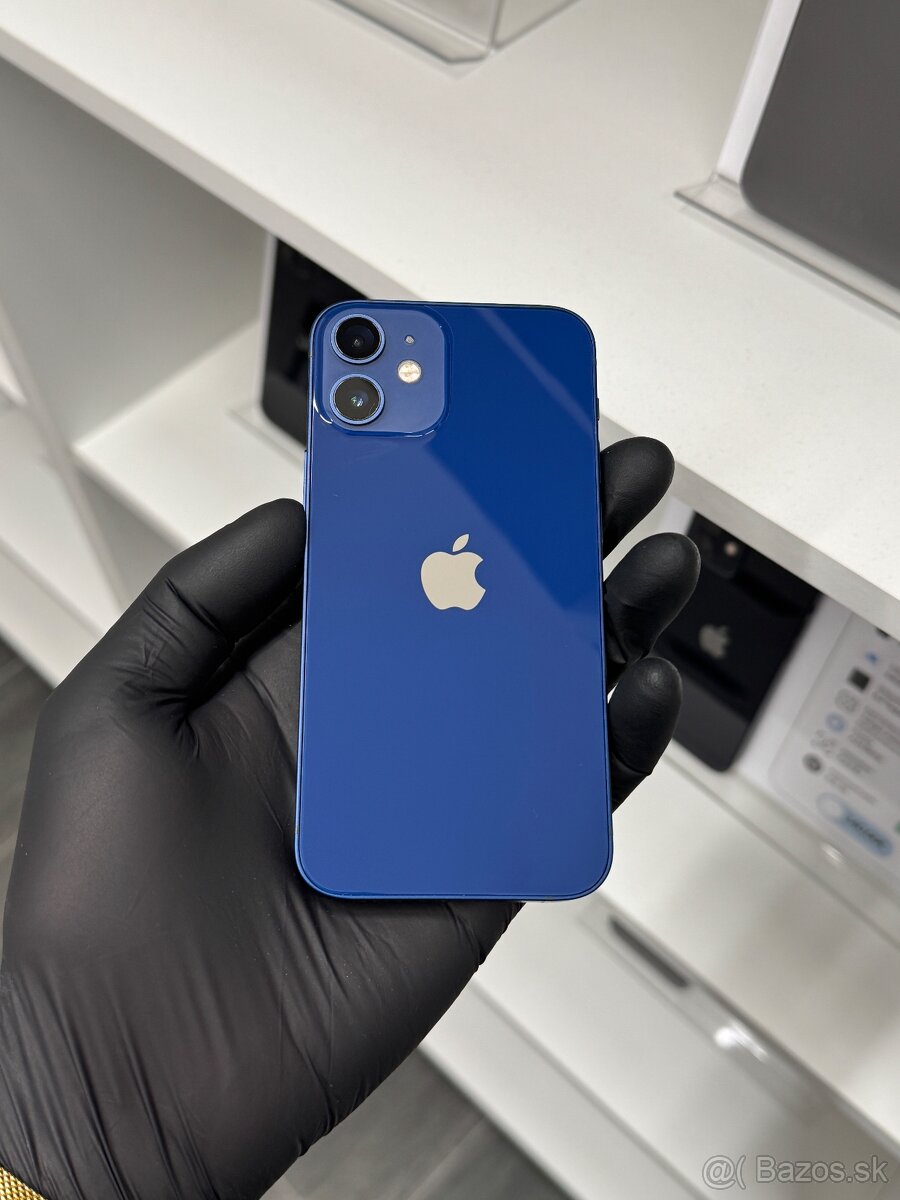 ZÁRUKA 2 ROKY / Apple iPhone 12 Mini 64GB Blue, 100%