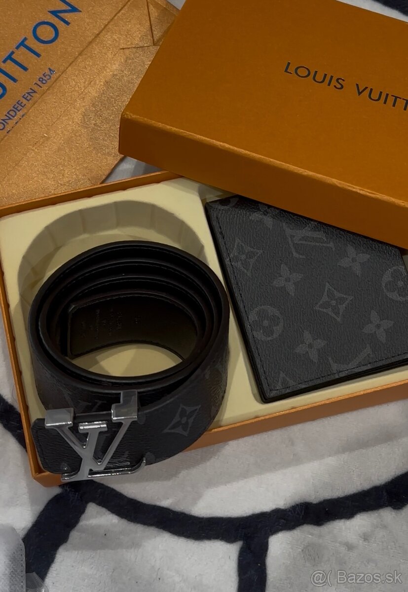 Predám Louis Vuitton set opasok+penaženka