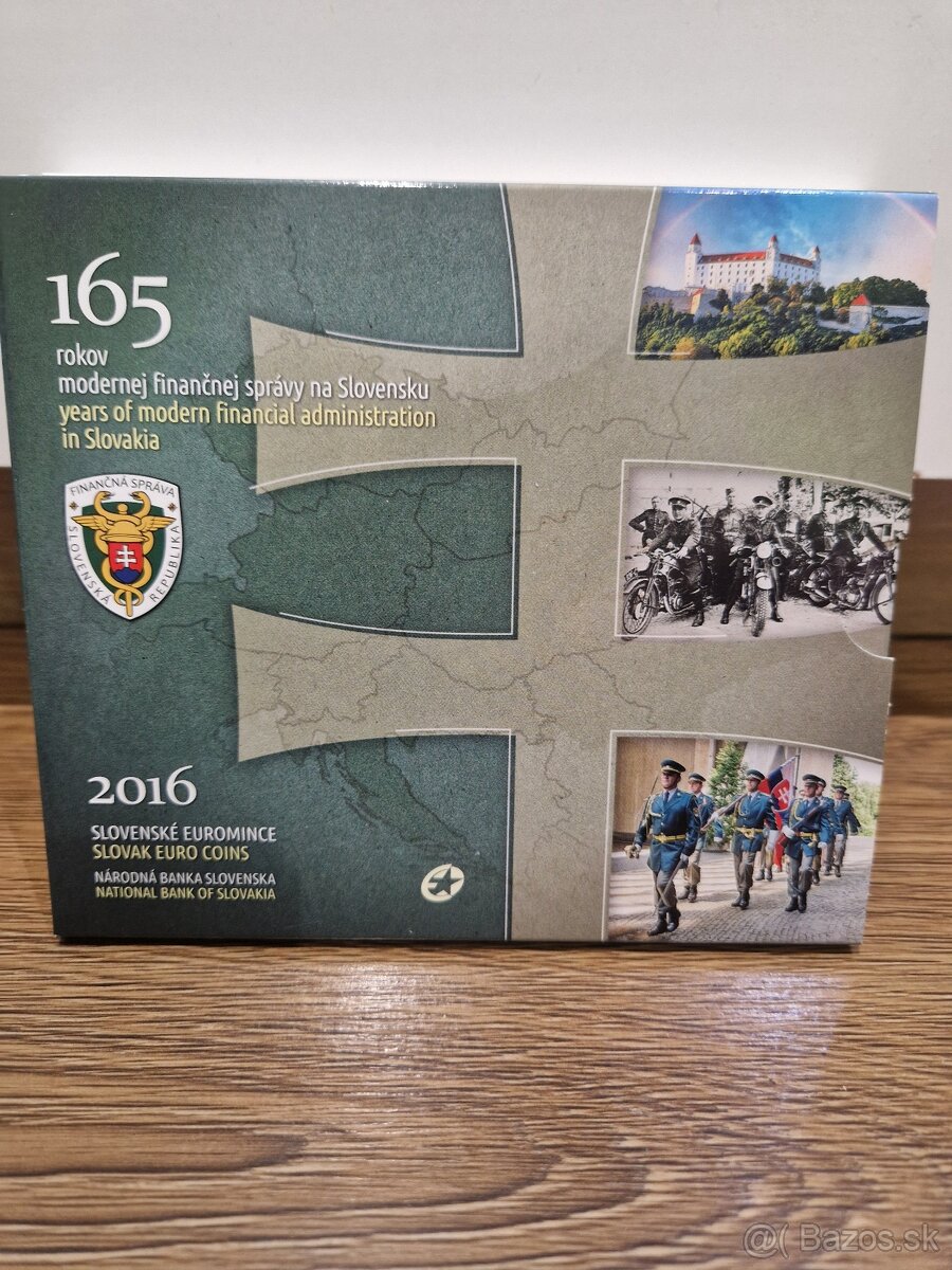 2016 Sada Slovenských Euromincí 165 rokov-PREDANA