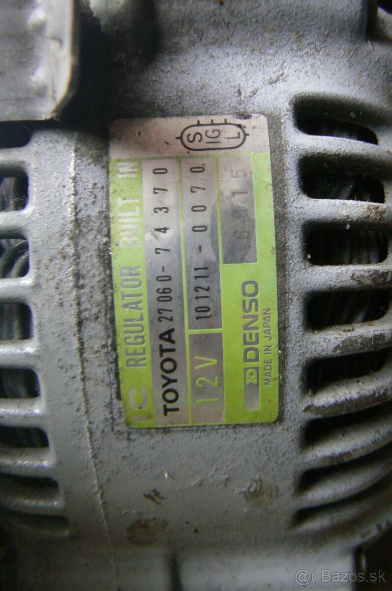 toyota RAV4 r.v.99 alternator 2.0i benzin