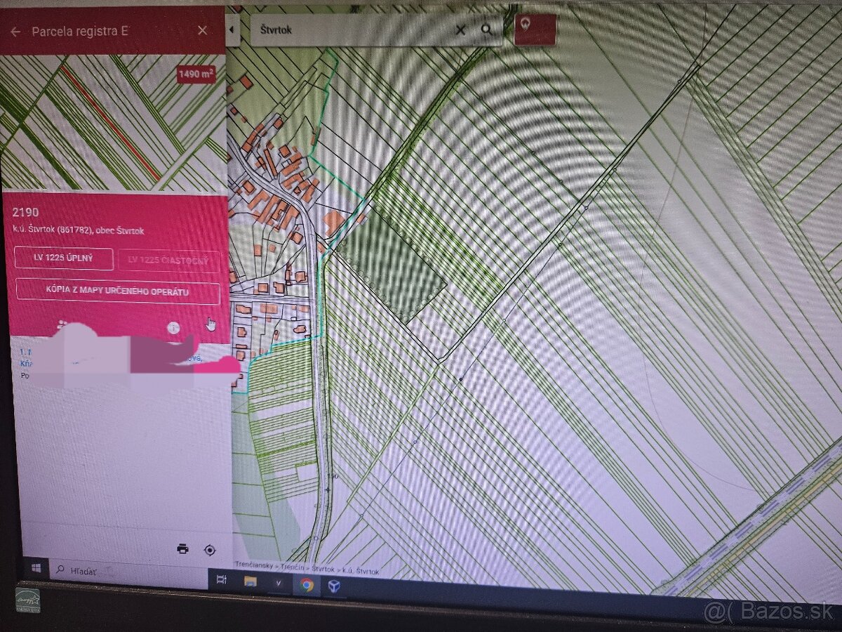 Orna pôda - pozemok Štvrtok (NM)