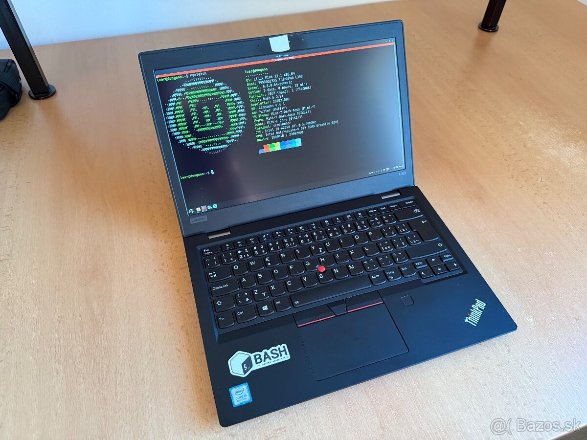 Lenovo ThinkPad L390 - Intel i5, 256GB SSD, 24GB RAM