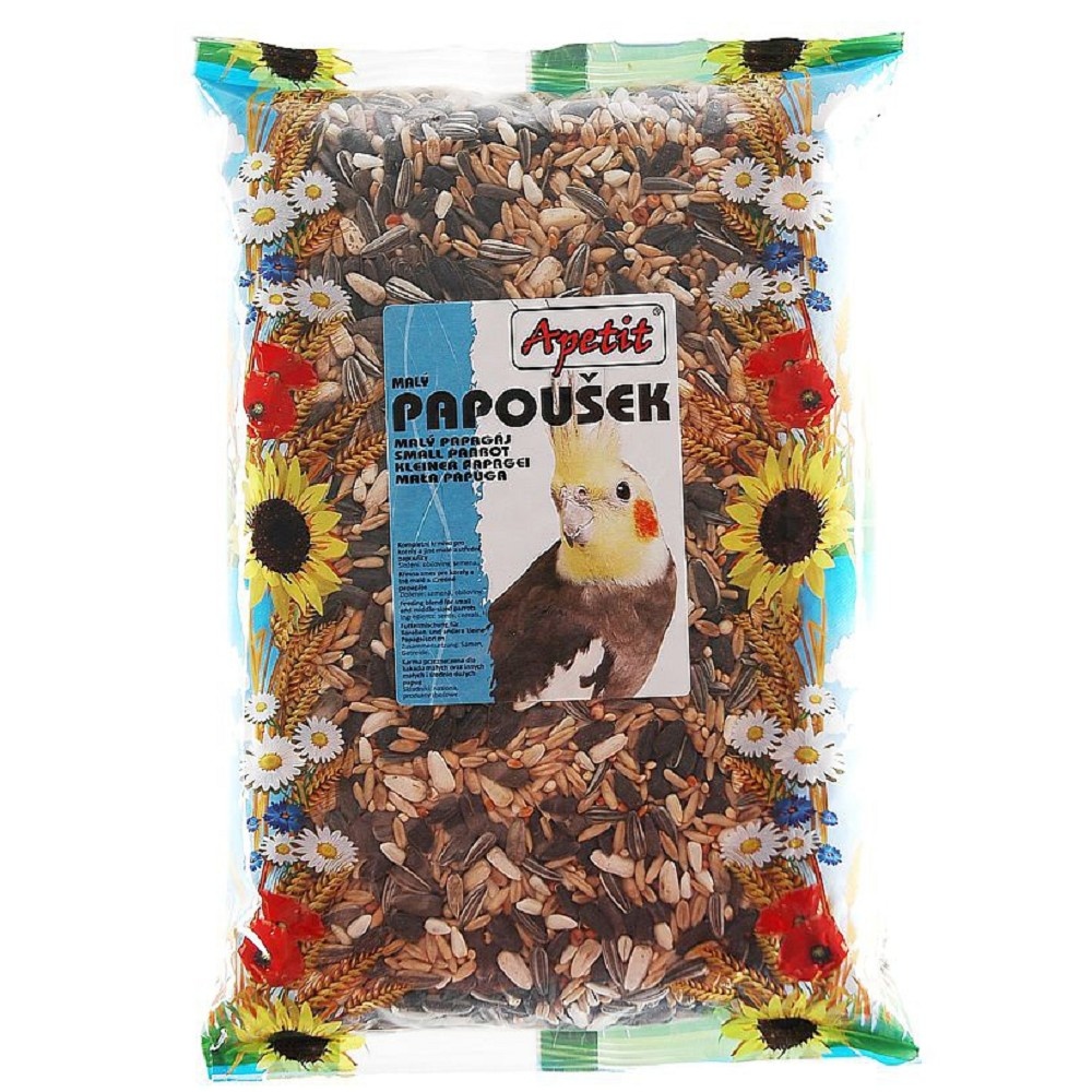 Krmivo pre malé a stredné papagáje 800g
