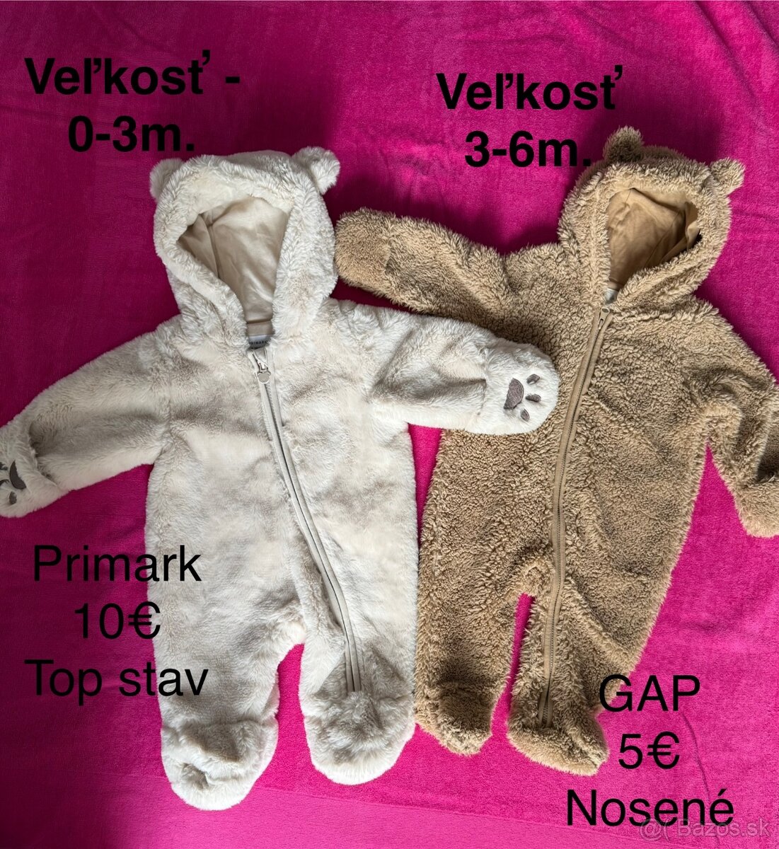 Zimný balíček pre bábätko-overaly, bundička, svetríky