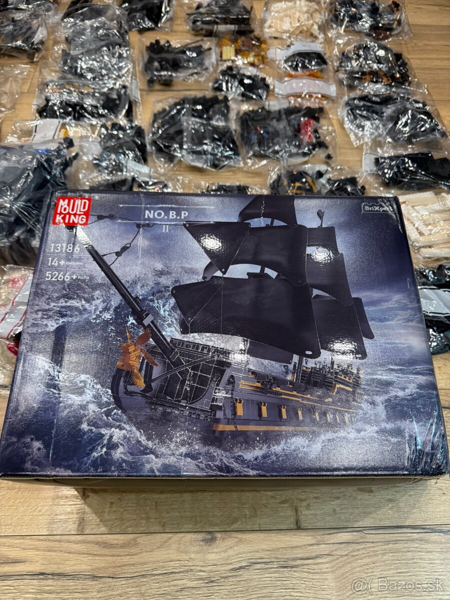 MOULD KING 13186 Pirates Black Pearl Ship čierna perla