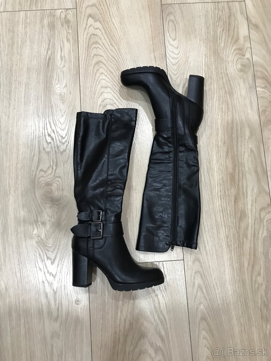 Dámske elegantné čižmy, veľkosť 36