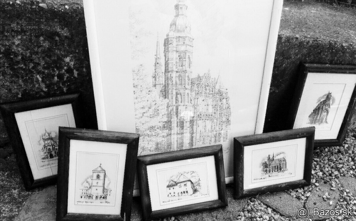 GRAFIKY KOŠÍC LITVAJ OBRAZ GAJDOS RELIKVIAR MLYNCEKY