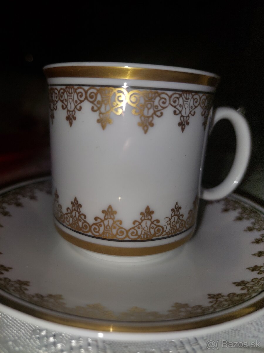 Predám sadu 6 mocca šálok na kávu (Josefina, Loučky)