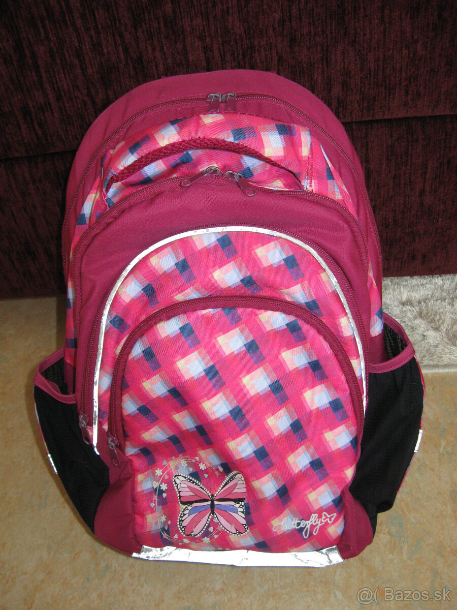 Skolska taska Stil Butterfly + peracnik