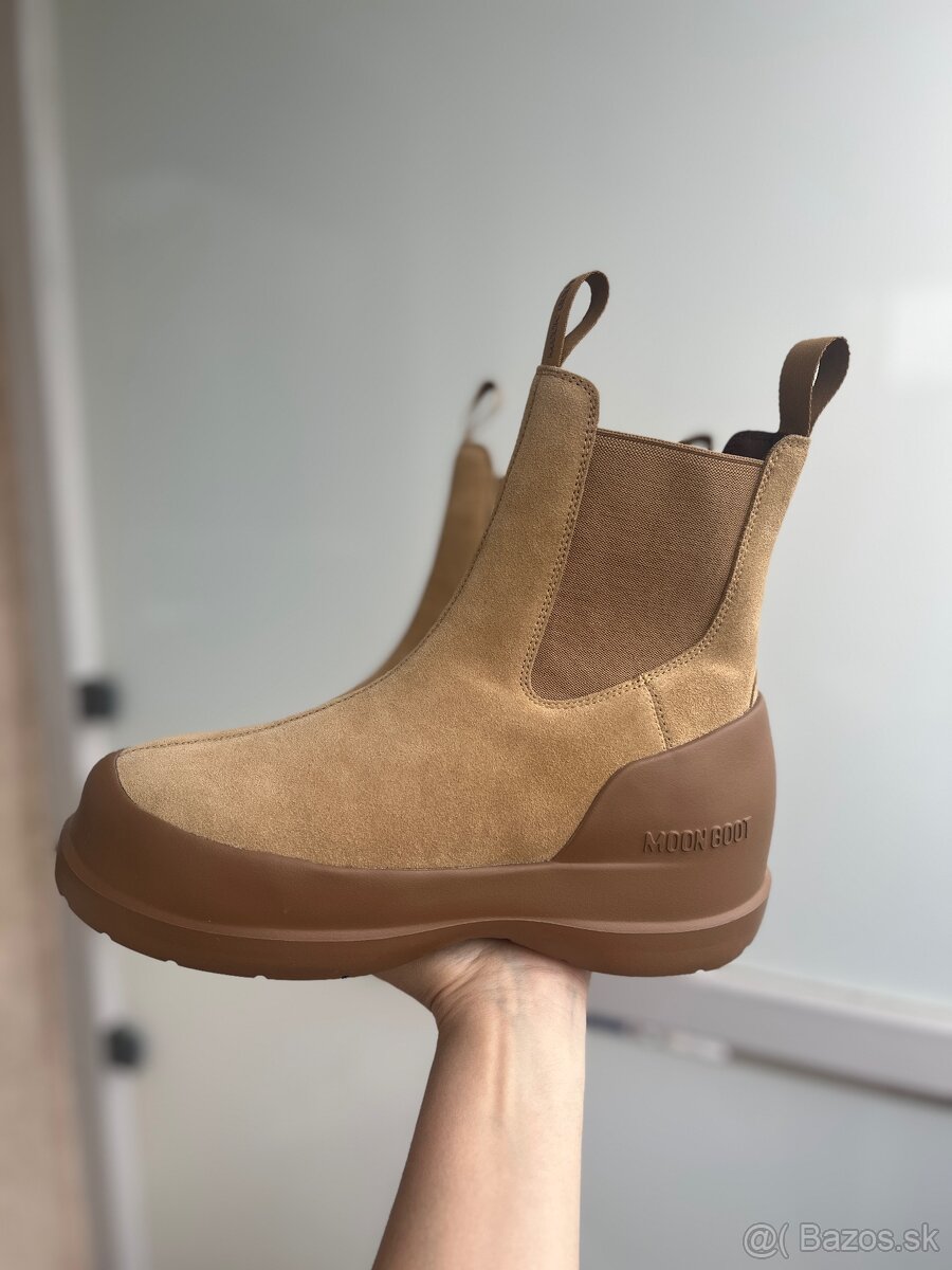 Moon boot luna suede svetlohnede/bezove 39