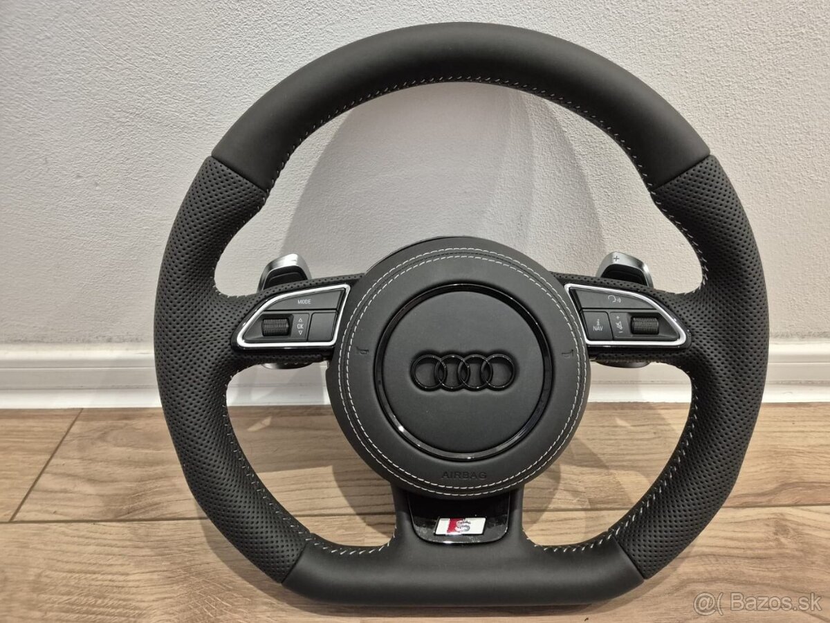 VOLANT AUDI KOŽENÝ MULTIFUNKCNY + AIRBAG