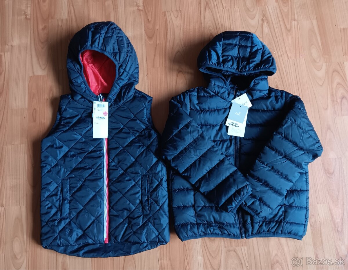 Nová prechodná bunda, vesta veľ. 122