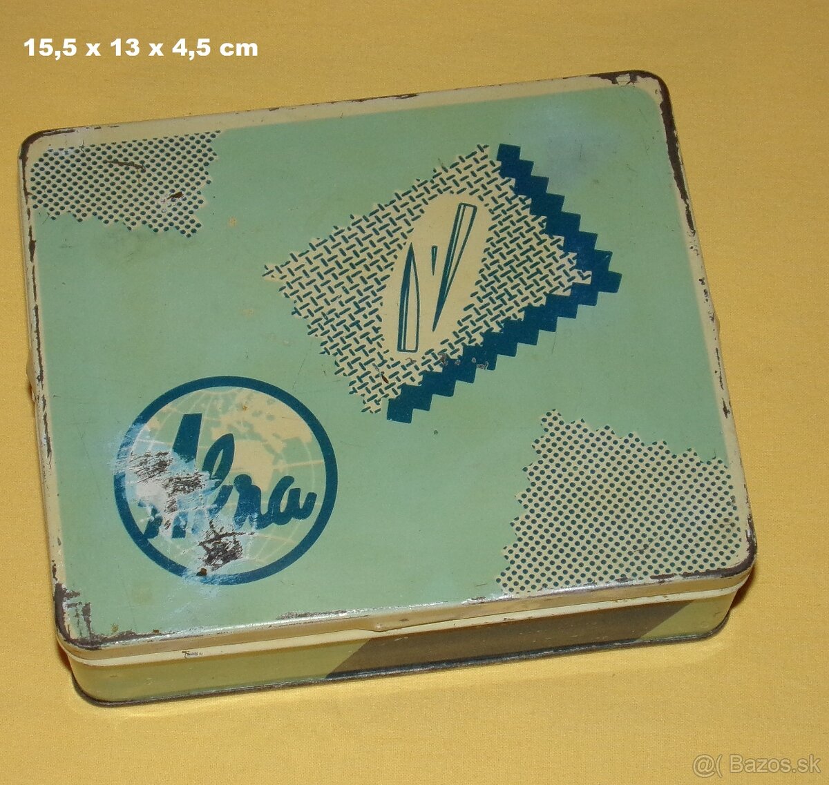 PLECHOVÁ retro KRABIČKA pre zberateľa