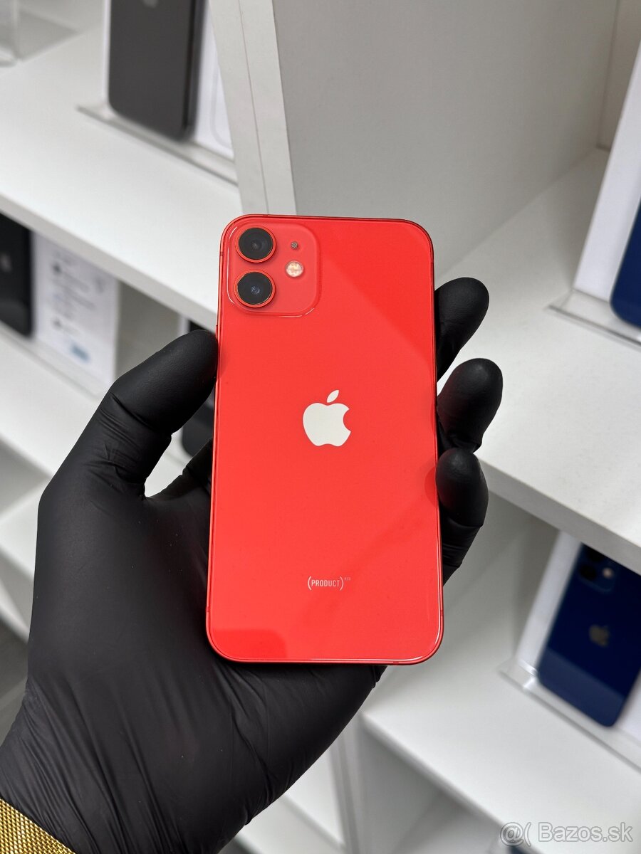 ZÁRUKA 2 ROKY / Apple iPhone 12 Mini 128GB Red, 100%