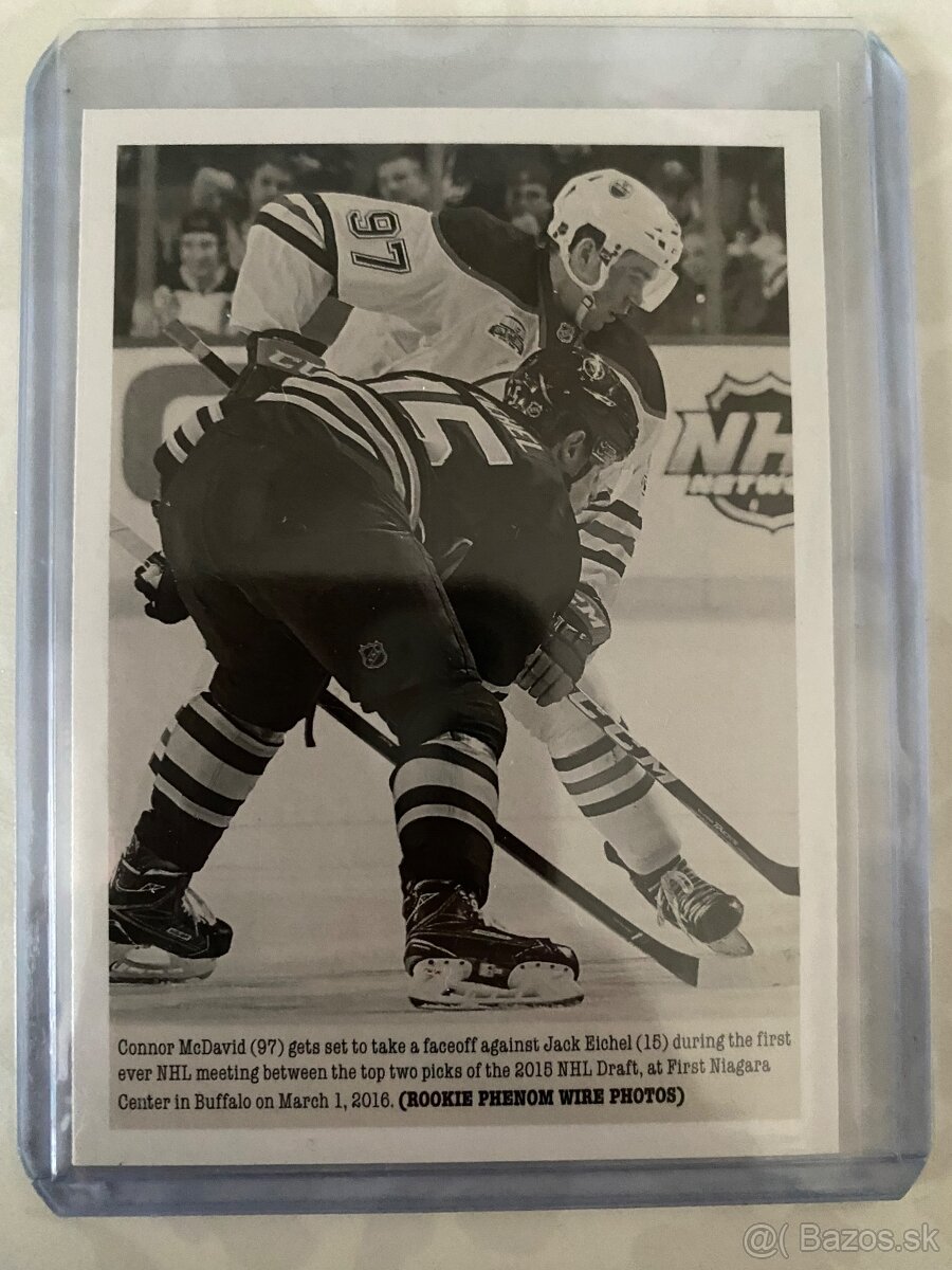 Hokejove karticky mcdavid krug rookie