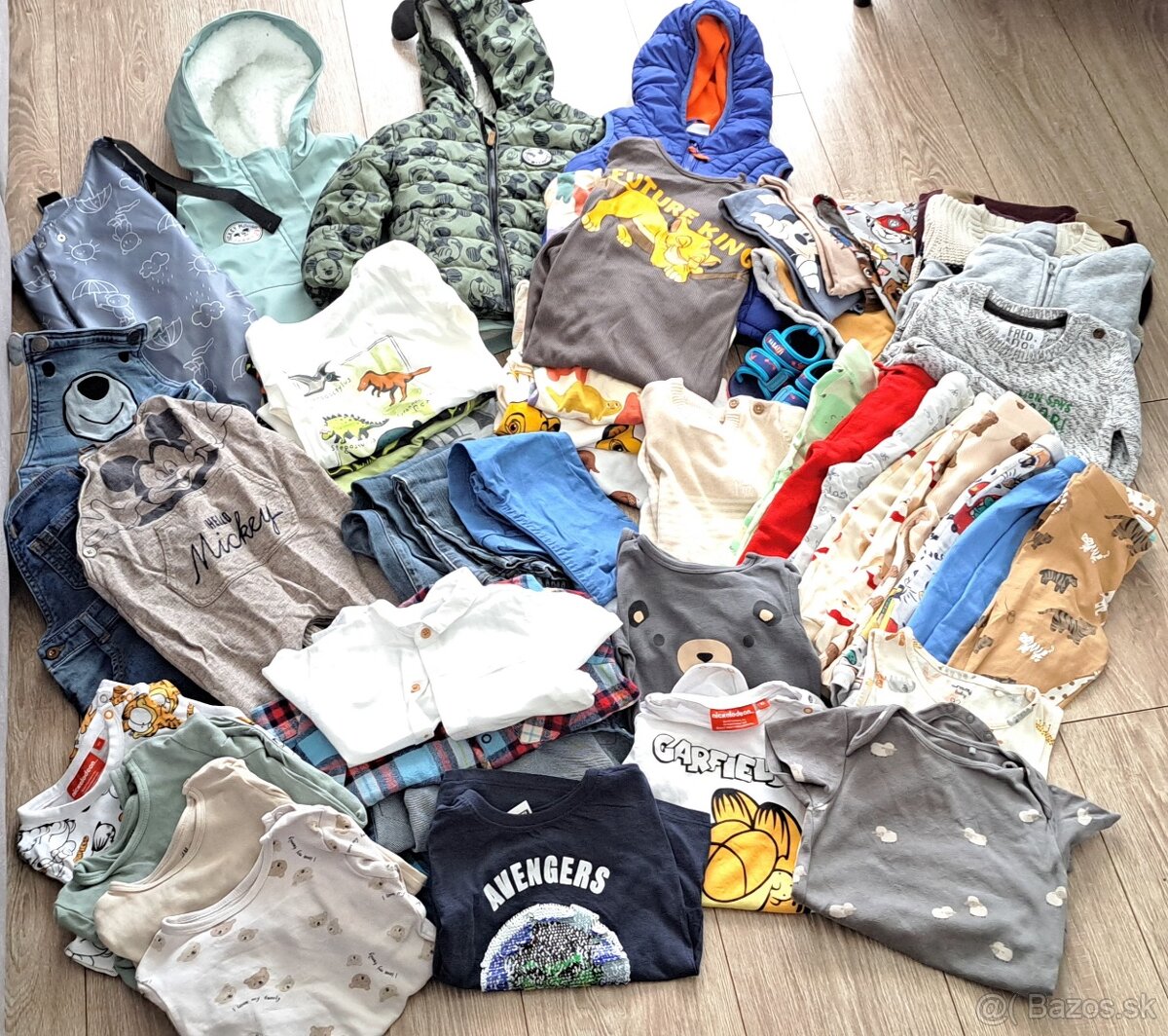 Veľký balík chlapec veľkosť 86 52ks