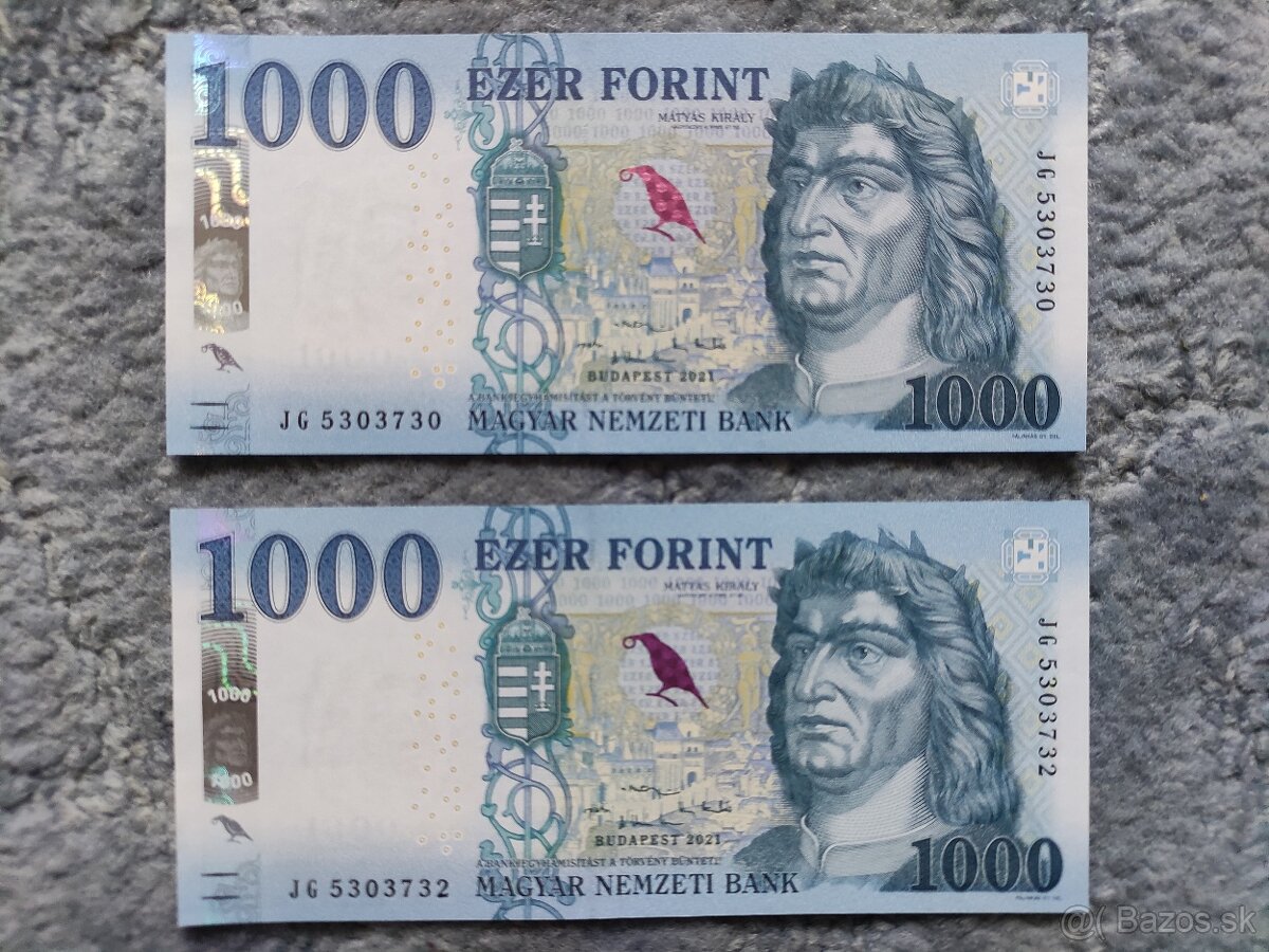 1000 Ezer Forint UNC bankovka