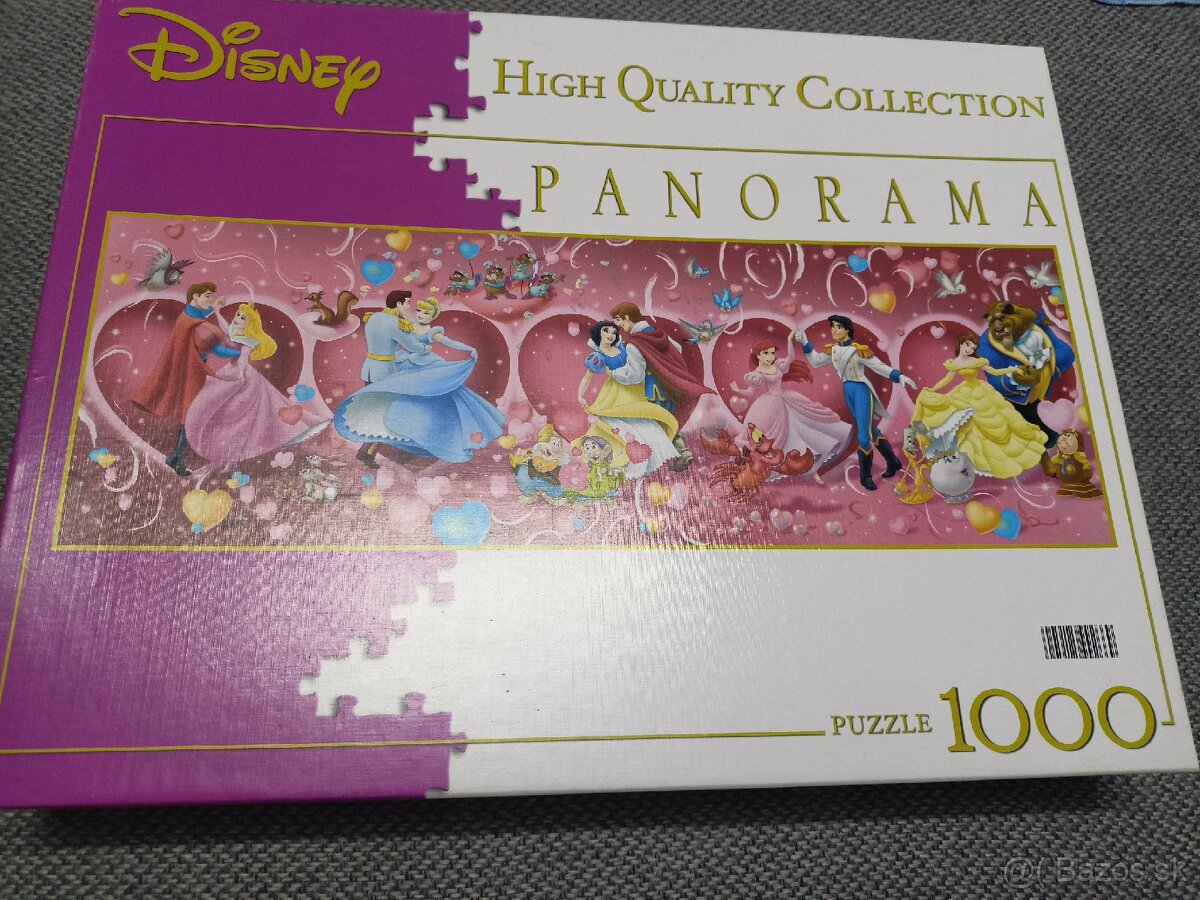 Puzzle princezné Disney 1000ks