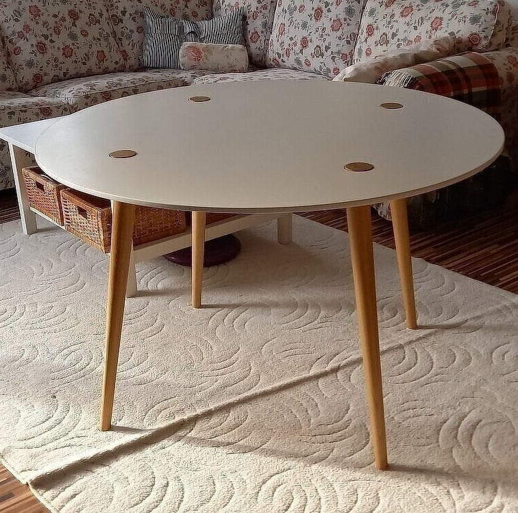 okrúhly stol Ikea - priemer 120cm