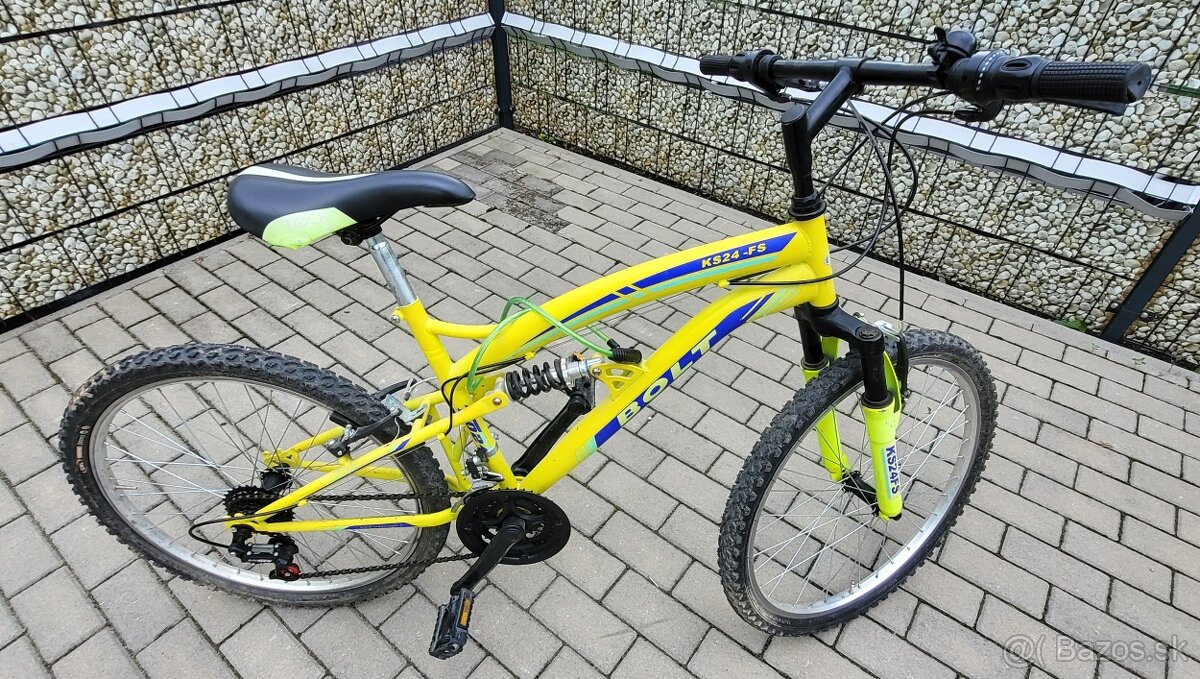 Predám celoodpružený bicykel 24''