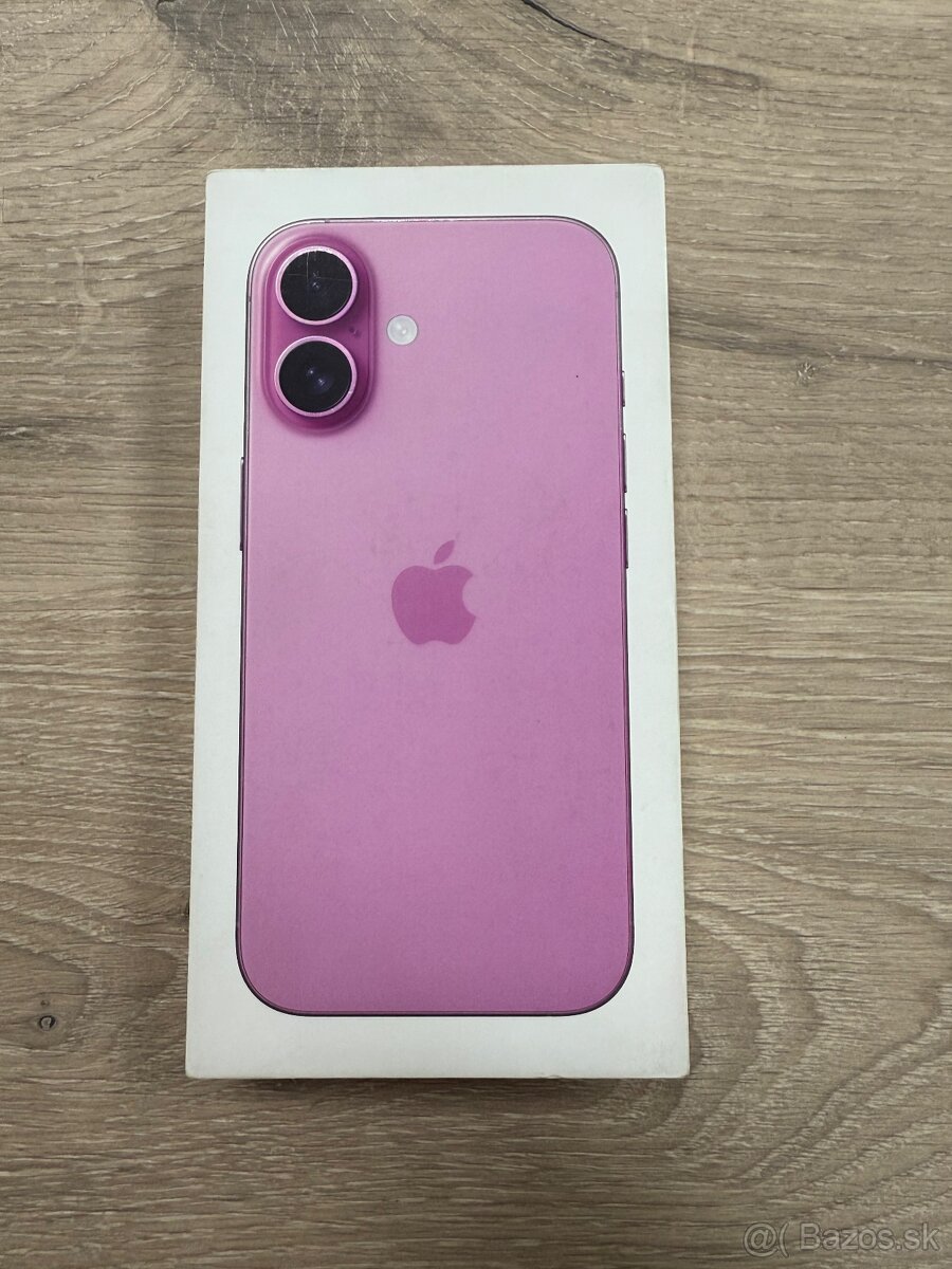 Predám iPhone 16 256GB PINK nový