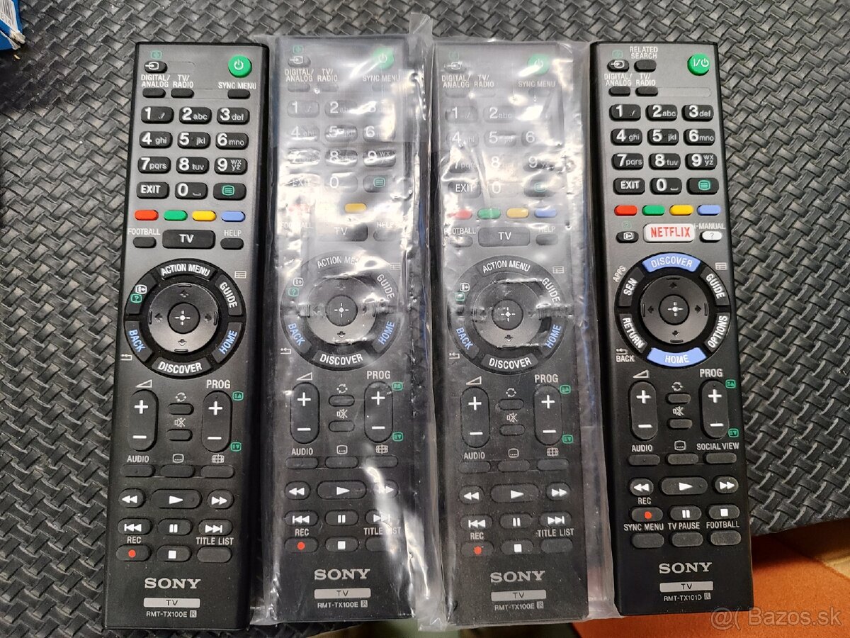 Predám diaľkové ovládače na Sony TV