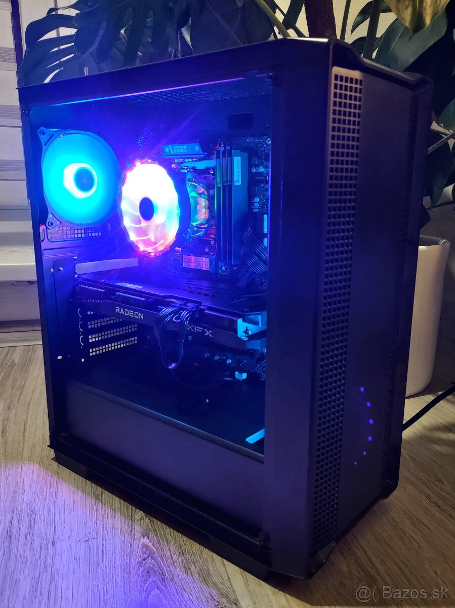Herný PC, ryzen 7 5700x, rx 6700 10GB, 32GB RAM
