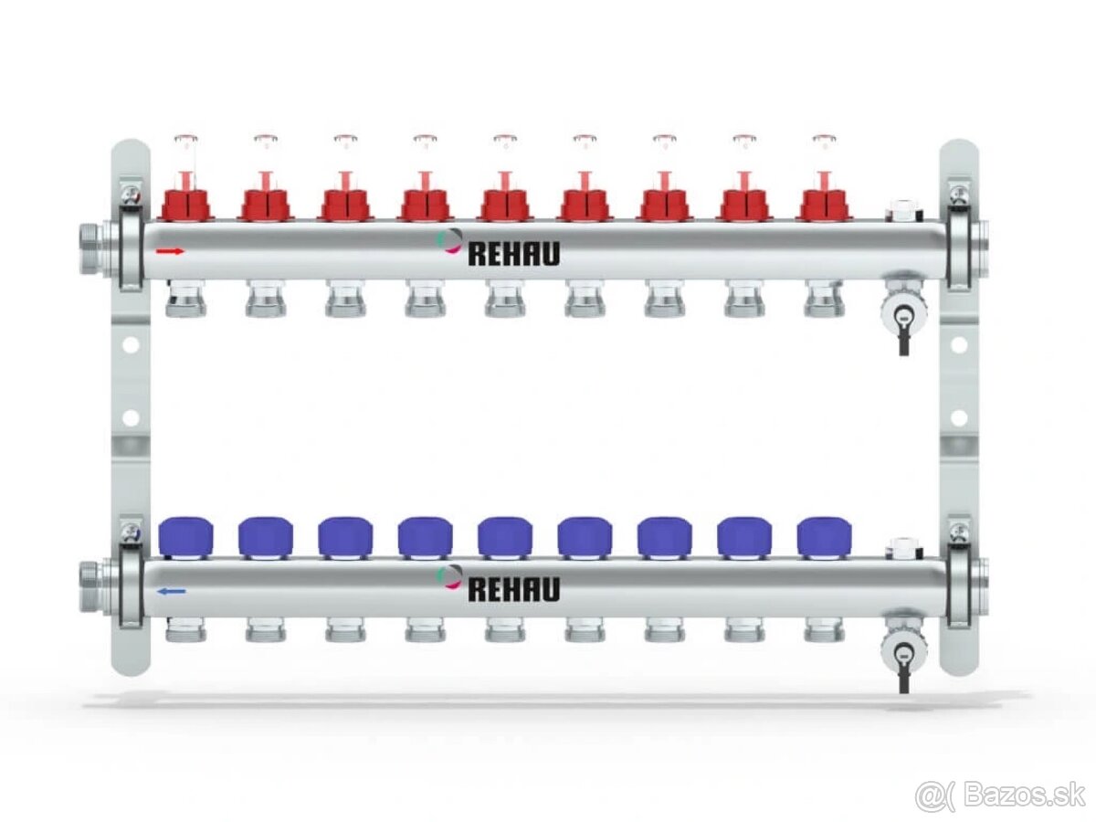 Predám nový 11-okruhový rozdeľovač REHAU HKV-D