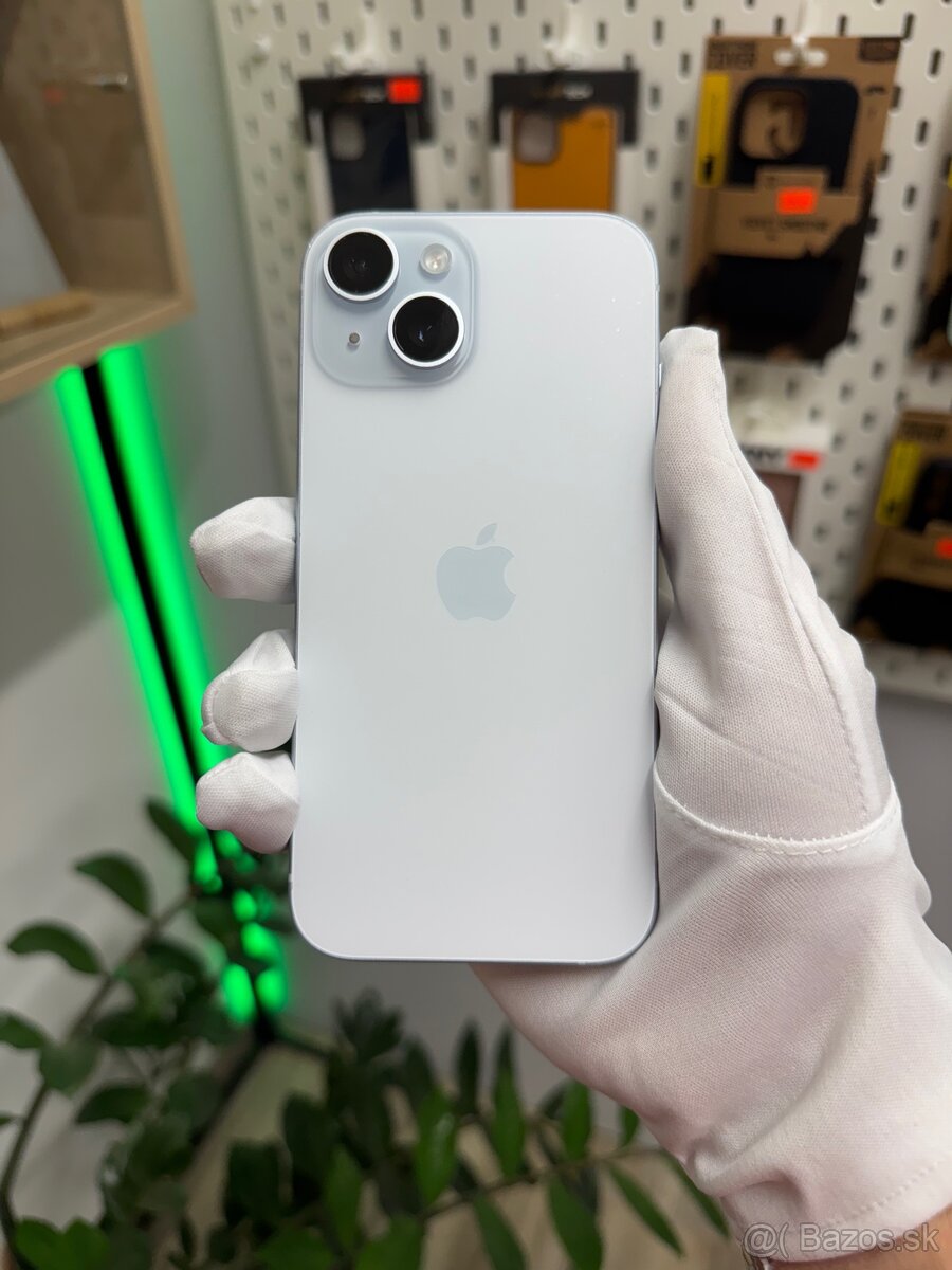 iPhone 15 128GB Blue | Záruka 1 rok | Batéria 100%