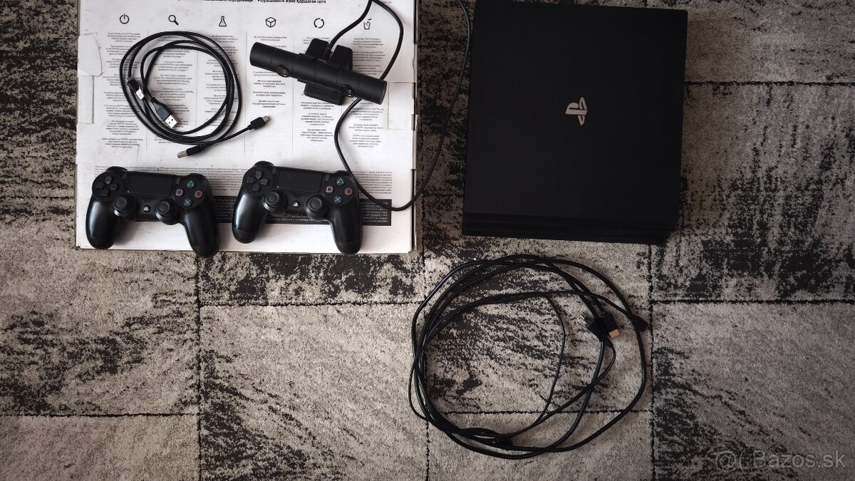 PS4 Pro 1 TB+ PS Kamera + 2 ovládače